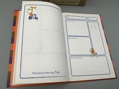 Travel Journel Hardback Book for Kids, 6 x 9 Inches, 100 pages