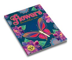 Flowers Coloring Book for adults Multicolor