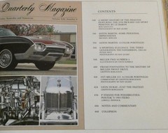 Automotive Quarterly Hardcover Book Lot Volume 21 # 1 2 3 4 1983 Debossed Cover