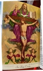 ANTIQUE CATHOLIC LATIN ENGLISH MISSAL; FINE BINDING; TLM BRIGHT GILT; CA.. 1960