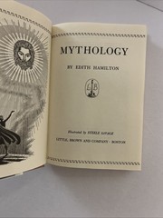 Mythology By Edith Hamilton Book Club Edition Hardcover W/DJ