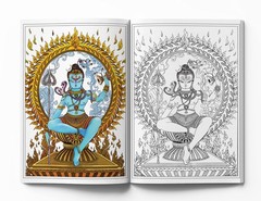 Gods and Goddesses – Spiritual Coloring Book Multicolor