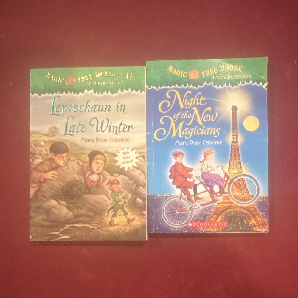 Magic Tree House 2-Book PB Set Mary Pope Osborne Leprechaun/Magicians