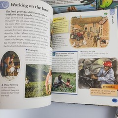 SW Advantage Lot of 6 Explore & Learn HC Homeschool Learning w Fold Out Maps