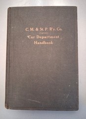 C M & St P Railway Co Chicago Milwaukee Paul Car Department Hand Book 1922
