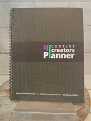 Content Creators Planner (Classic Printed Version) 104 Pages, Wire Binding