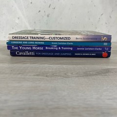 Horse Equestrian Training Lot Of 4 Breaking, Long Reining & Dressing