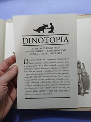 Dinotopia – A Land Apart from Time by James Gurney SIGNED with Print of Sketch