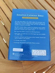 Ignatius Catholic Bible (2008, Bonded Leather) Large Print