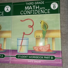 Third Grade Math with Confidence Instructor Guide, Student Workbook Part A & B