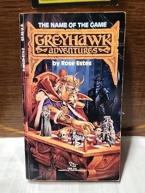 The Name of the Game Greyhawk Adventures Book 6 PB Estes Rose 1st Print ’88 d&d!