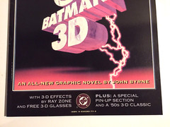 BATMAN 3-D~GRAPHIC NOVEL~John Byrne~With 3D Glasses~VINTAGE 1990~1ST PRINT~New