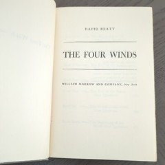 The Four Winds (Hardcover 1954) David Beaty DJ Romance Drama Novel Book Club Ed.