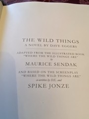 The Wild Things by Dave Eggers Deluxe Fur 1st Print + Sendak Hc , Dvd FREE S/H