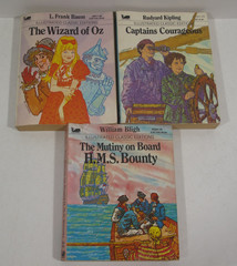VTG Lot of 21 Illustrated Classic Edition Mini PB Books~Fantasy~People~Animals