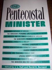 THE PENTECOSTAL MINISTER By J. L. Hall & David K. Bernard