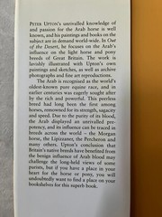 Out of the Desert -Peter Upton -Arabian Horse Book- Breeds of Britain-NEW