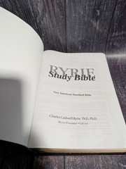 The Ryrie Study Bible NASB Red Letter, Genuine Leather, Black