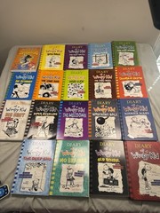 Diary of a Wimpy Kid Book Lot 19 Books Jeff Kinney Mixed HC PB VG