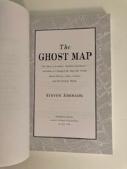 The Ghost Map by Steven Johnson (2006) Advance Uncorrected Proof (ARC)