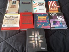McGraw Hill Lot of 11 Books, Unix, Assembler, C++, Neural Networks