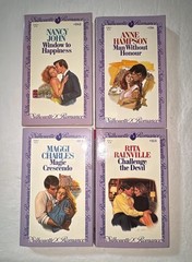 HUGE Lot of 60 Silhouette Romance Novels Vintage Paperback Books 1980s