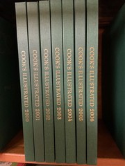 Cook’s Illustrated Annual Cookbook Recipes Book Lot 7 Green Hardcover 2000-2006