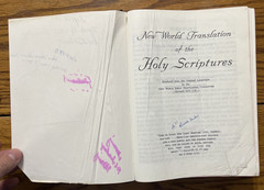 New World Translation HC Large Bible & Comprehensive Concordance Watchtower