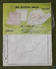 Hex Mapping Sheets (Pad of 50, double-sided, 0.2 inch hexes) Chessex 9302
