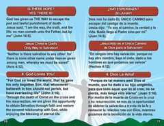 Bible Gospel Tracts: English/Spanish, Pack of 40 in 4 Covers, 20 Pages Each