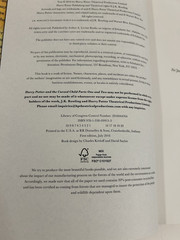 Harry Potter and the Cursed Child Special Rehearsal Ed. Script Parts 1&2 1st Ed.
