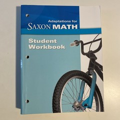 Saxon Math Student Workbook Adaptations Intermediate 3 – First 45 Pages Missing