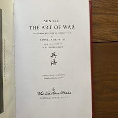 Easton Press The Art of War 1991 Sun Tzu Leather Bound Military History