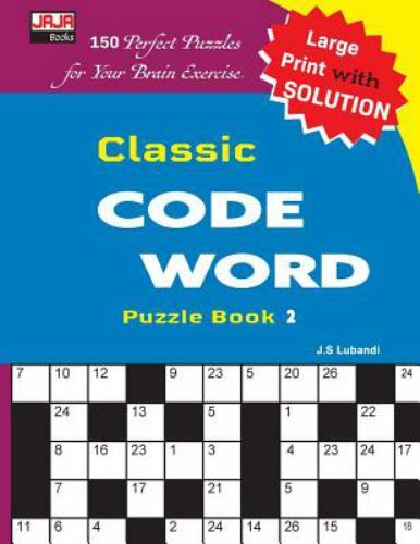 Classic Code Word Puzzl, Paperback by Lubandi, J. S., Brand New, Free shippin…