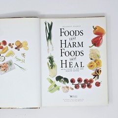 Vintage Readers Digest Foods That Harm Foods That Heal Healthy Eating Hardcover