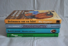 Swedish Edition Lot of 4 Books Drömmen om en häst Johannesnatten Miranda Novels