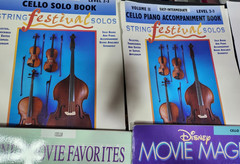 Disney Songs for Cello | total of 6 Cello Sheet Music Books Mixed Lot Very Good