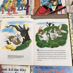 Vintage Little Golden Books Mixed Lot 12 Classics 1940s-70s Disney Sesame Street