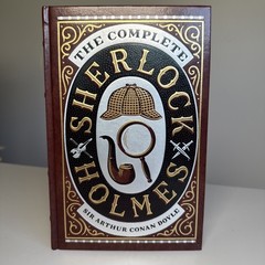 The Complete Sherlock Holmes by Sir Arthur Conan Doyle Leather Bound Hardcover