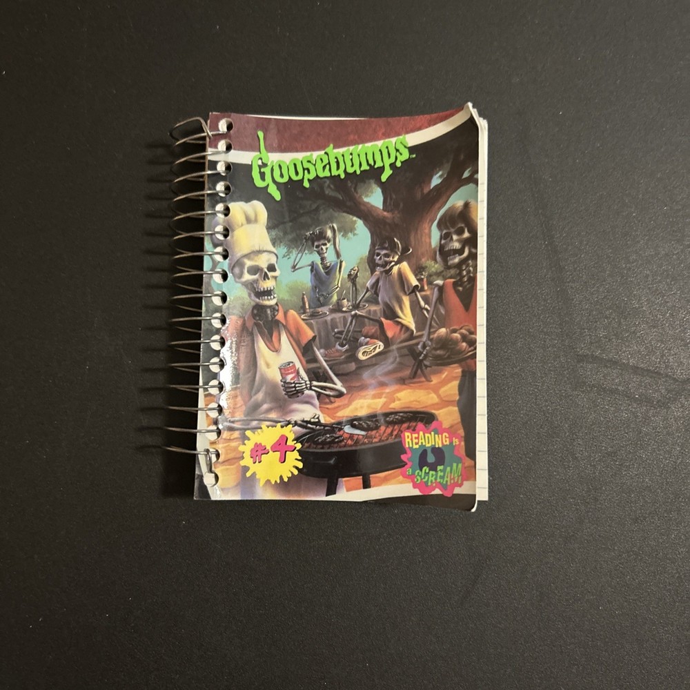 Vintage Goosebumps Mini Notebook Say Cheese And Die Rare. #4. 174/180 Pages Used