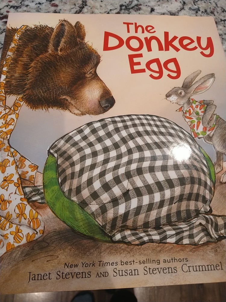 Donkey Egg by Susan Stevens Crummel and Janet Stevens (2019, Picture Book)