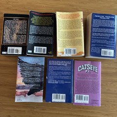 Lot of 7 Assorted Sci-Fi Fantasy PB from the 1990s in GOOD condition GG