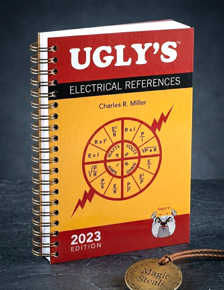 Ugly’s Electrical References 2023 7th Ed Spiral Bound Charles R. Miller NEC USA