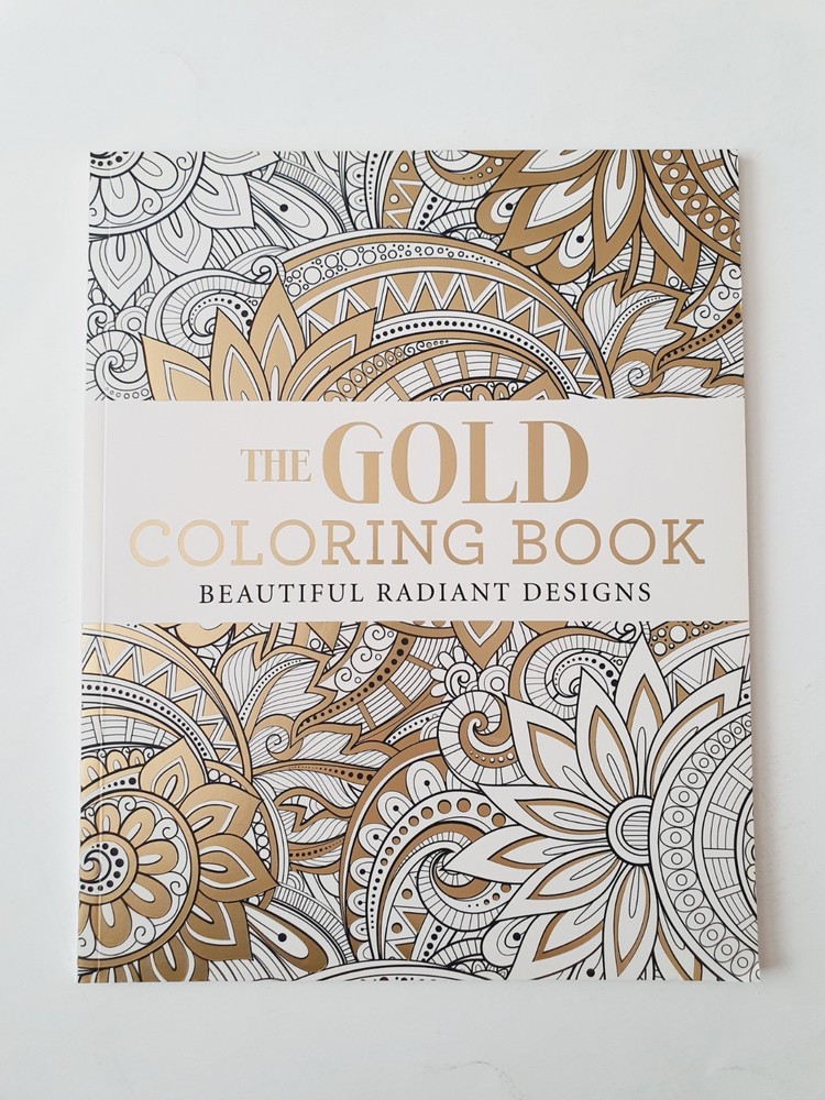 The Gold Coloring Book Beautiful Radiant Designs by Arcturus Publishing