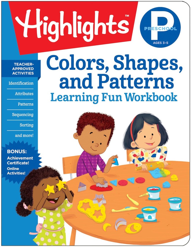 Preschool Colors, Shapes, and Patterns (Highlights Learning Fun Workbooks) -…