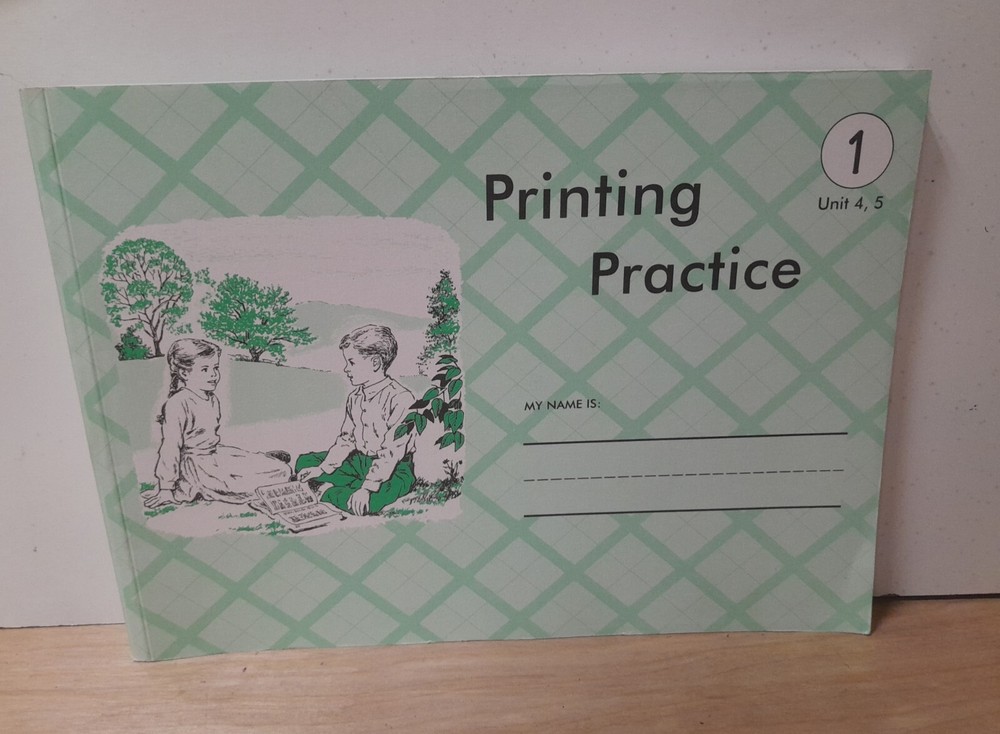 Rod and Staff — Printing Practice, Units 4, 5 (1986)