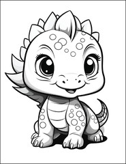 NEw Baby Dinosaur Coloring Book – Fun & 5. Spiral Bound Coloring Book