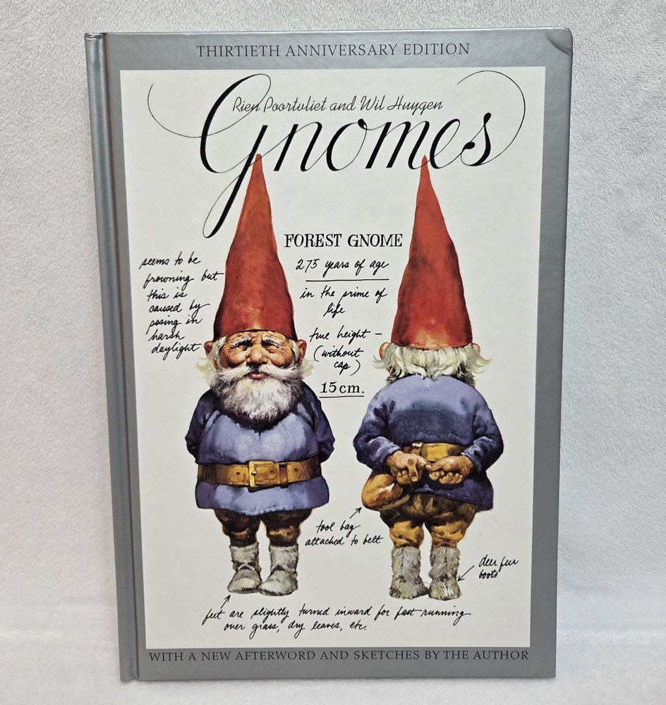 Gnomes 30th Anniversary Edition Hardcover Book by Rien Poortvliet and Wil Huygen