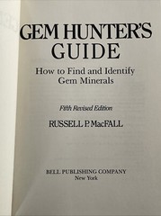Gem Hunters Guide Fifth Revised Edition by Russell P. MacFall HC | FREE S&H