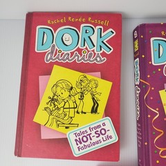 Lot of 7 Dork Diaries by Rachel Renee Russell Hardcover 1 2 4 9 10 13 15